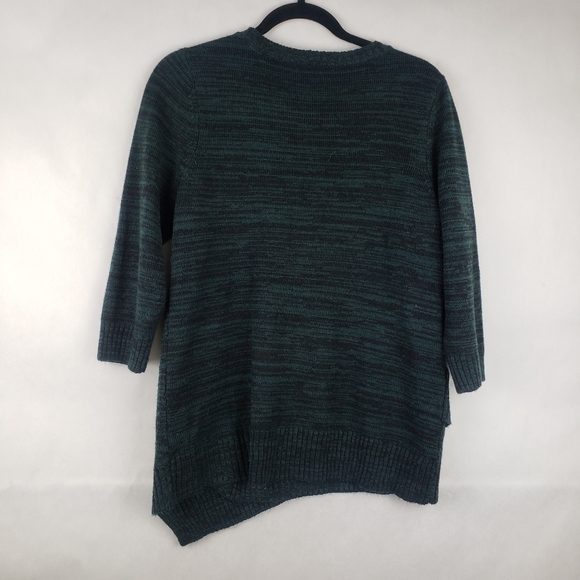 Croft And Barrow Womens Sweatshirt knit Asymmetric Size Large - Picture 3 of 4
